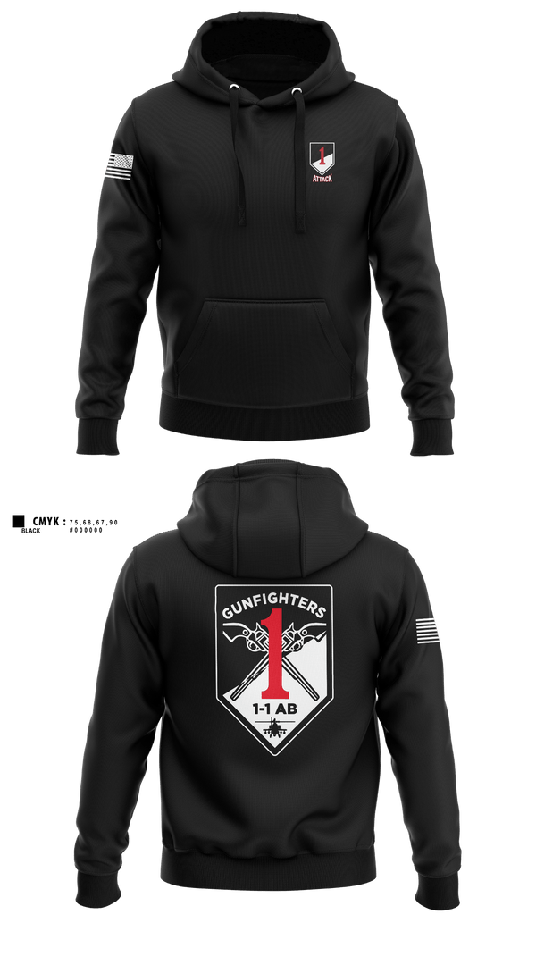 Hoodie, 1-1 Attack Battalion, Army, Teamtime, Team time, sublimation, custom sports apparel, team uniforms, spirit wear, spiritwear, sports uniforms, custom shirts, team store, custom team store, fundraiser sports, apparel fundraiser