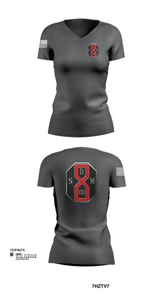 Womens Short Sleeve Vneck Shirt, San Dimas Sheriffs Station, , Teamtime, Team time, sublimation, custom sports apparel, team uniforms, spirit wear, spiritwear, sports uniforms, custom shirts, team store, custom team store, fundraiser sports, apparel fundraiser