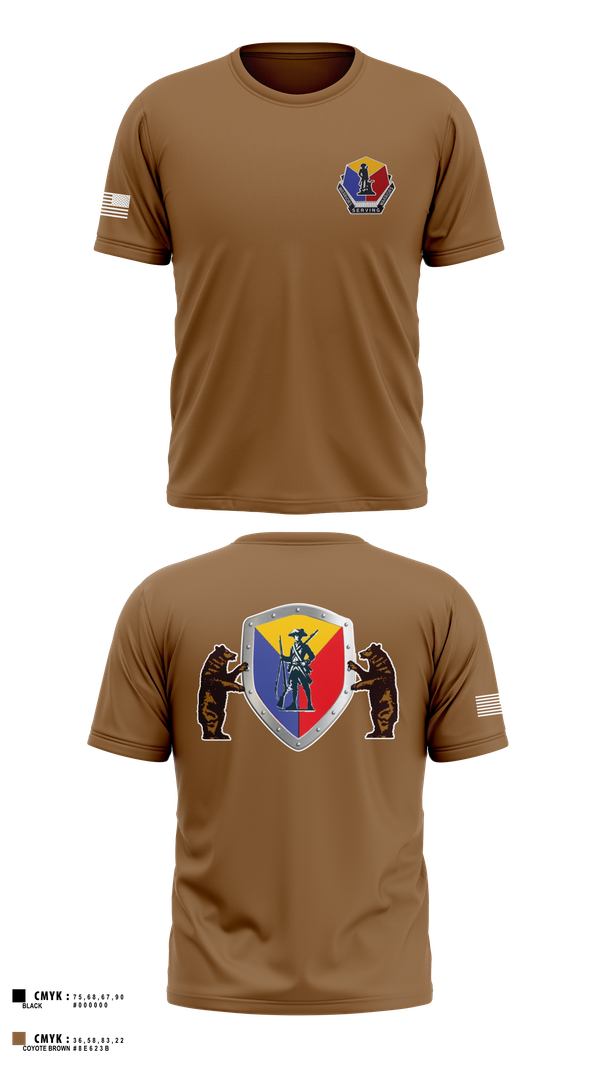 Short Sleeve Performance Shirt, Camp Crowder HHC, , Teamtime, Team time, sublimation, custom sports apparel, team uniforms, spirit wear, spiritwear, sports uniforms, custom shirts, team store, custom team store, fundraiser sports, apparel fundraiser