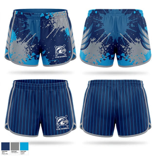 Womens Shorts, UNF Club Baseball, Baseball, Teamtime, Team time, sublimation, custom sports apparel, team uniforms, spirit wear, spiritwear, sports uniforms, custom shirts, team store, custom team store, fundraiser sports, apparel fundraiser