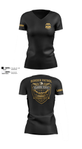 Border Patrol 43558246 Women's Short Sleeve V-neck Shirt - 100
