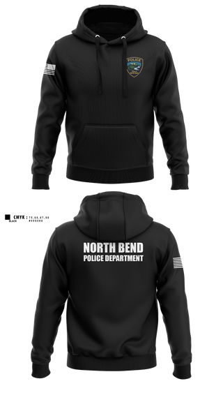 Hoodie, North Bend PD, Police, Teamtime, Team time, sublimation, custom sports apparel, team uniforms, spirit wear, spiritwear, sports uniforms, custom shirts, team store, custom team store, fundraiser sports, apparel fundraiser