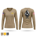 175 CPT Women's Long Sleeve V-neck Shirt - 1