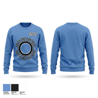 Crew Neck Sweatshirt, South End Panthers, Baseball, Teamtime, Team time, sublimation, custom sports apparel, team uniforms, spirit wear, spiritwear, sports uniforms, custom shirts, team store, custom team store, fundraiser sports, apparel fundraiser