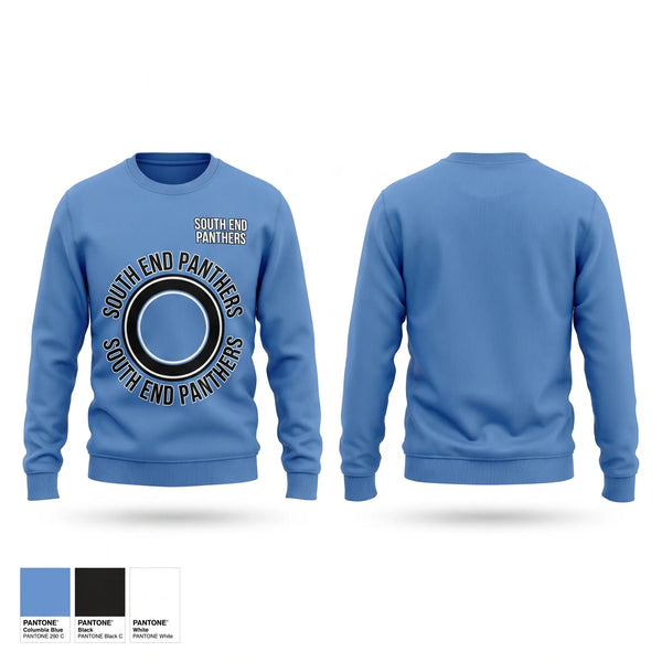 Crew Neck Sweatshirt, South End Panthers, Baseball, Teamtime, Team time, sublimation, custom sports apparel, team uniforms, spirit wear, spiritwear, sports uniforms, custom shirts, team store, custom team store, fundraiser sports, apparel fundraiser