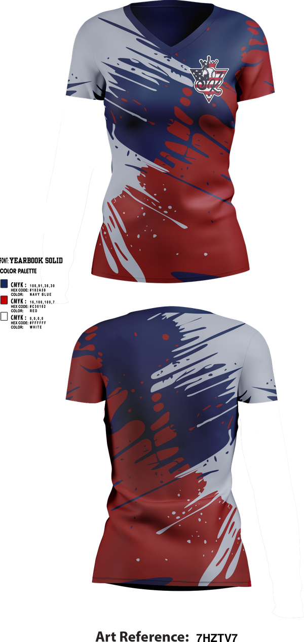 Womens Short Sleeve Vneck Shirt, Hudddle, Spirit Store, Teamtime, Team time, sublimation, custom sports apparel, team uniforms, spirit wear, spiritwear, sports uniforms, custom shirts, team store, custom team store, fundraiser sports, apparel fundraiser