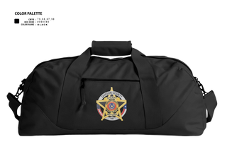 Duffle Bag, Dawson County Sheriffs Office, Police, Teamtime, Team time, sublimation, custom sports apparel, team uniforms, spirit wear, spiritwear, sports uniforms, custom shirts, team store, custom team store, fundraiser sports, apparel fundraiser