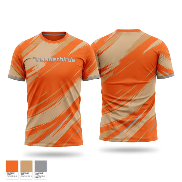 Short Sleeve Performance Shirt, Thunderbirds, Baseball, Teamtime, Team time, sublimation, custom sports apparel, team uniforms, spirit wear, spiritwear, sports uniforms, custom shirts, team store, custom team store, fundraiser sports, apparel fundraiser