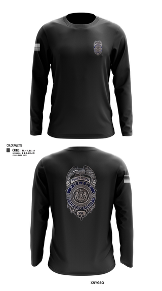 Long Sleeve Performance Shirt, Reston Midnights B Squad, Police, Teamtime, Team time, sublimation, custom sports apparel, team uniforms, spirit wear, spiritwear, sports uniforms, custom shirts, team store, custom team store, fundraiser sports, apparel fundraiser