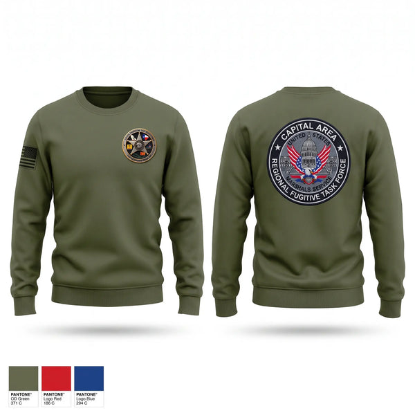 Crew Neck Sweatshirt, Unite Freedom 250th Taskforce, Police, Teamtime, Team time, sublimation, custom sports apparel, team uniforms, spirit wear, spiritwear, sports uniforms, custom shirts, team store, custom team store, fundraiser sports, apparel fundraiser