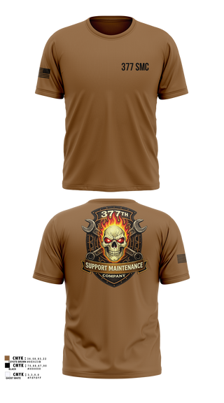 Old School Cotton Feel Shirt, 377 Support Maintenance Company, Army, Teamtime, Team time, sublimation, custom sports apparel, team uniforms, spirit wear, spiritwear, sports uniforms, custom shirts, team store, custom team store, fundraiser sports, apparel fundraiser