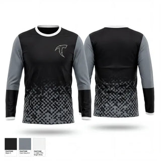Long Sleeve Performance Shirt, Osage Thunder, Baseball, Teamtime, Team time, sublimation, custom sports apparel, team uniforms, spirit wear, spiritwear, sports uniforms, custom shirts, team store, custom team store, fundraiser sports, apparel fundraiser