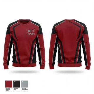 Crew Neck Sweatshirt, WCT Eagles, Softball, Teamtime, Team time, sublimation, custom sports apparel, team uniforms, spirit wear, spiritwear, sports uniforms, custom shirts, team store, custom team store, fundraiser sports, apparel fundraiser