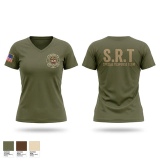 Womens Short Sleeve Vneck Shirt, Tri-County SRT, Police, Teamtime, Team time, sublimation, custom sports apparel, team uniforms, spirit wear, spiritwear, sports uniforms, custom shirts, team store, custom team store, fundraiser sports, apparel fundraiser