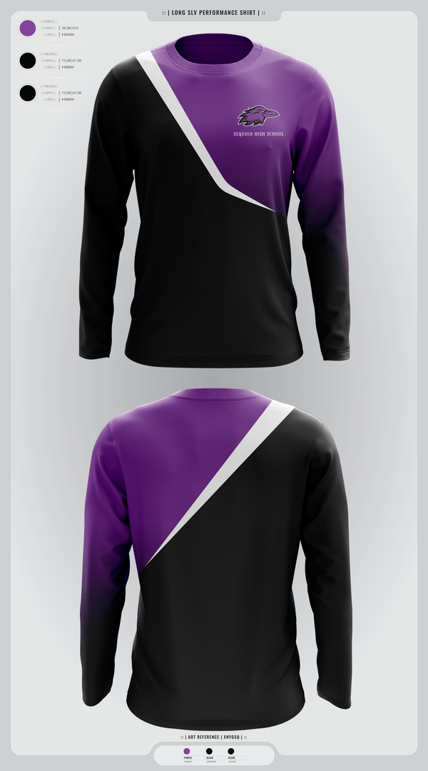 Long Sleeve Performance Shirt, Sequoia High School, , Teamtime, Team time, sublimation, custom sports apparel, team uniforms, spirit wear, spiritwear, sports uniforms, custom shirts, team store, custom team store, fundraiser sports, apparel fundraiser