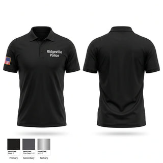 Short Sleeve Performance Polo, Ridgeville Police, Police, Teamtime, Team time, sublimation, custom sports apparel, team uniforms, spirit wear, spiritwear, sports uniforms, custom shirts, team store, custom team store, fundraiser sports, apparel fundraiser
