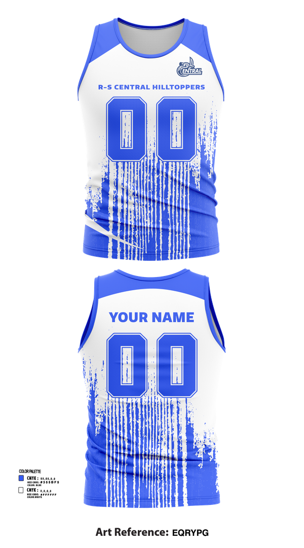 Tank Top, R-S Central Hilltoppers Volleyball, Women's Volleyball, Teamtime, Team time, sublimation, custom sports apparel, team uniforms, spirit wear, spiritwear, sports uniforms, custom shirts, team store, custom team store, fundraiser sports, apparel fundraiser