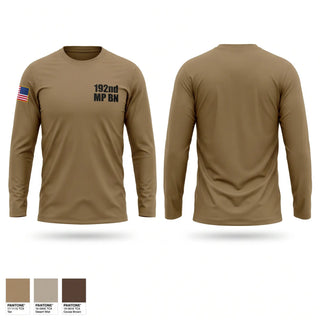 Long Sleeve Performance Shirt, 192nd MP BN, Army, Teamtime, Team time, sublimation, custom sports apparel, team uniforms, spirit wear, spiritwear, sports uniforms, custom shirts, team store, custom team store, fundraiser sports, apparel fundraiser