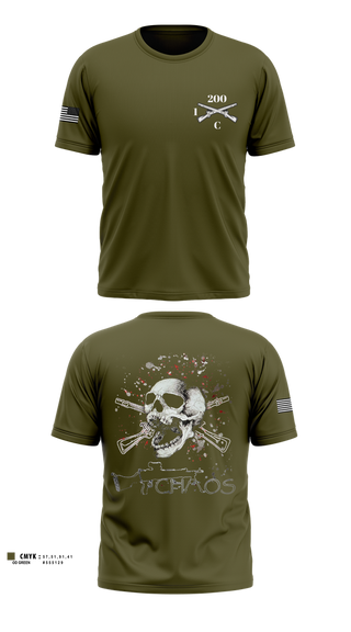 Old School Cotton Feel Shirt, KIS SECFOR, Army, Teamtime, Team time, sublimation, custom sports apparel, team uniforms, spirit wear, spiritwear, sports uniforms, custom shirts, team store, custom team store, fundraiser sports, apparel fundraiser