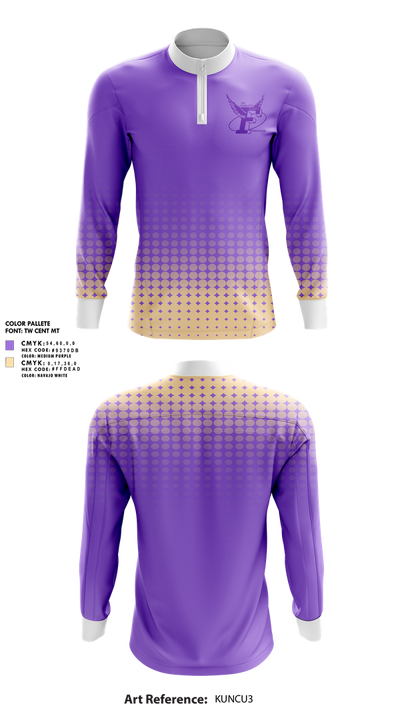 The Charlotte Flights 53419611 Quarter Zip Jacket - 1