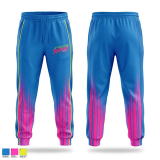 Sweatpants, Mystic River Rapids, Baseball, Teamtime, Team time, sublimation, custom sports apparel, team uniforms, spirit wear, spiritwear, sports uniforms, custom shirts, team store, custom team store, fundraiser sports, apparel fundraiser