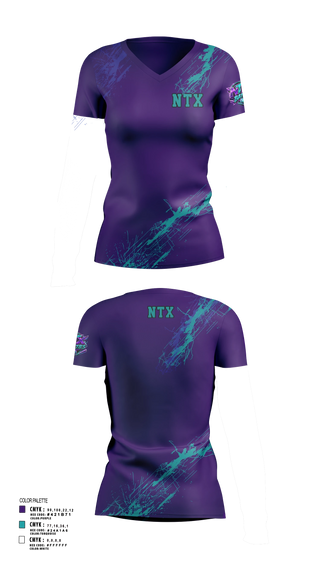 Womens Short Sleeve Vneck Shirt, NTX BATTIES, Softball, Teamtime, Team time, sublimation, custom sports apparel, team uniforms, spirit wear, spiritwear, sports uniforms, custom shirts, team store, custom team store, fundraiser sports, apparel fundraiser