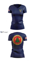 CALFIRE Rainbow Fire Center Women's Short Sleeve V-neck Shirt - 13