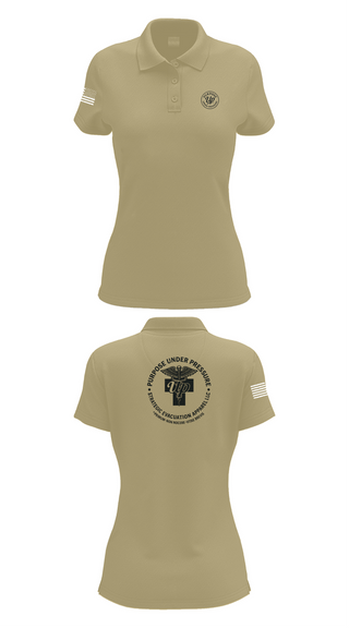 Womens Short Sleeve Performance Polo, 439th AES, , Teamtime, Team time, sublimation, custom sports apparel, team uniforms, spirit wear, spiritwear, sports uniforms, custom shirts, team store, custom team store, fundraiser sports, apparel fundraiser