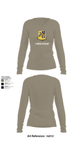 1-105th cavalry 36351622 Women's Long Sleeve V-neck Shirt - 62