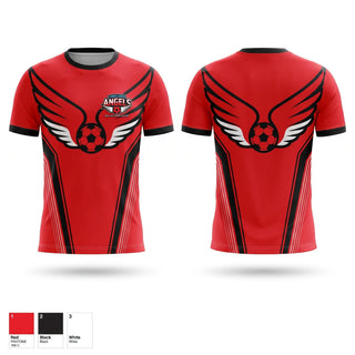 Short Sleeve Performance Shirt, Lakes Area Angels, Women's Soccer, Teamtime, Team time, sublimation, custom sports apparel, team uniforms, spirit wear, spiritwear, sports uniforms, custom shirts, team store, custom team store, fundraiser sports, apparel fundraiser