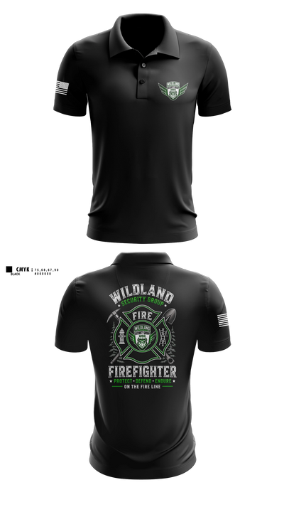 Wildland Security Group Short Sleeve Performance Polo - 11