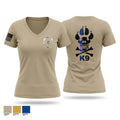 Houston County Sheriffs Office Women's Short Sleeve V-neck Shirt - 1