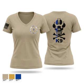 Womens Short Sleeve Vneck Shirt, Houston County Sheriffs Office, Police, Teamtime, Team time, sublimation, custom sports apparel, team uniforms, spirit wear, spiritwear, sports uniforms, custom shirts, team store, custom team store, fundraiser sports, apparel fundraiser