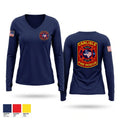 Carlisle Fire & Rescue Women's Long Sleeve V-neck Shirt - 1