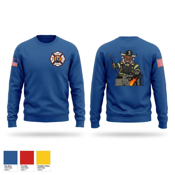 Crew Neck Sweatshirt, Las positas, Fire Department, Teamtime, Team time, sublimation, custom sports apparel, team uniforms, spirit wear, spiritwear, sports uniforms, custom shirts, team store, custom team store, fundraiser sports, apparel fundraiser