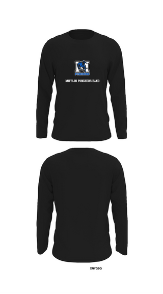 Long Sleeve Performance Shirt, Mifflin Punchers Band, Spirit Store, Teamtime, Team time, sublimation, custom sports apparel, team uniforms, spirit wear, spiritwear, sports uniforms, custom shirts, team store, custom team store, fundraiser sports, apparel fundraiser