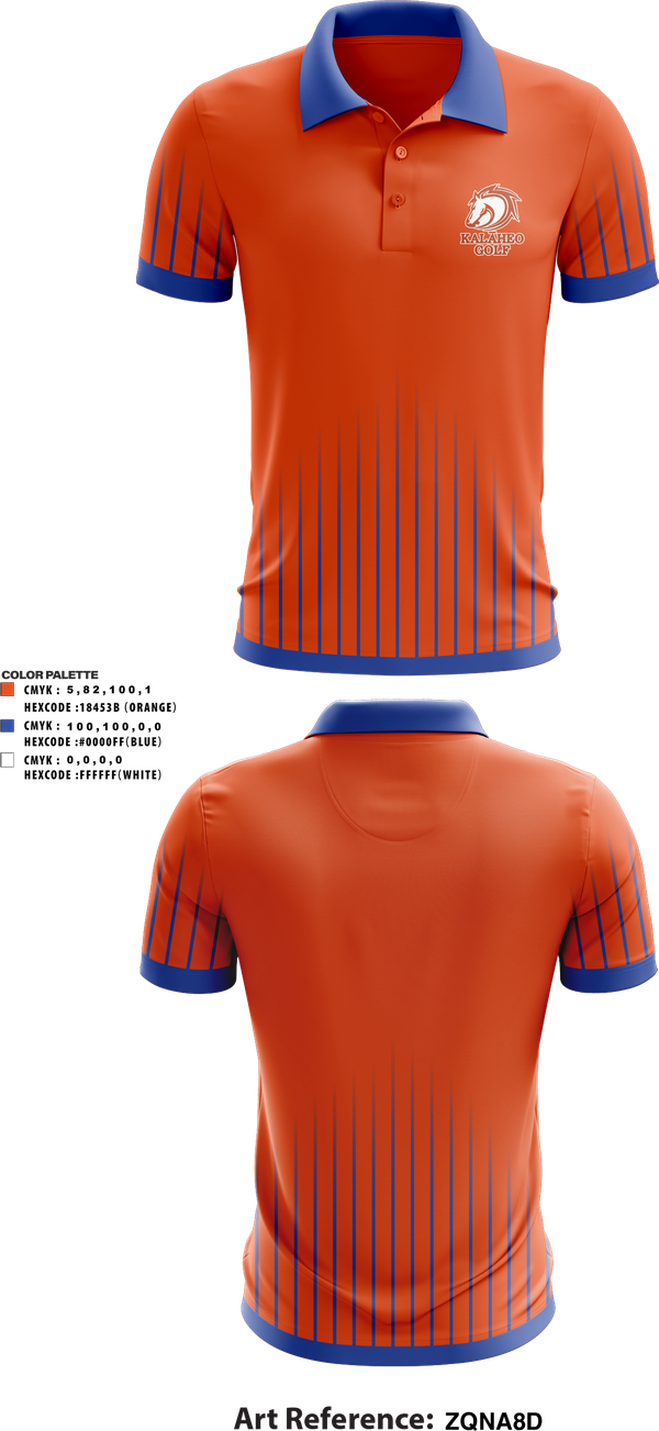 Short Sleeve Performance Polo, Kalaheo Golf, Golf, Teamtime, Team time, sublimation, custom sports apparel, team uniforms, spirit wear, spiritwear, sports uniforms, custom shirts, team store, custom team store, fundraiser sports, apparel fundraiser