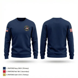 Crew Neck Sweatshirt, Tulsa county Sheriff, Police, Teamtime, Team time, sublimation, custom sports apparel, team uniforms, spirit wear, spiritwear, sports uniforms, custom shirts, team store, custom team store, fundraiser sports, apparel fundraiser