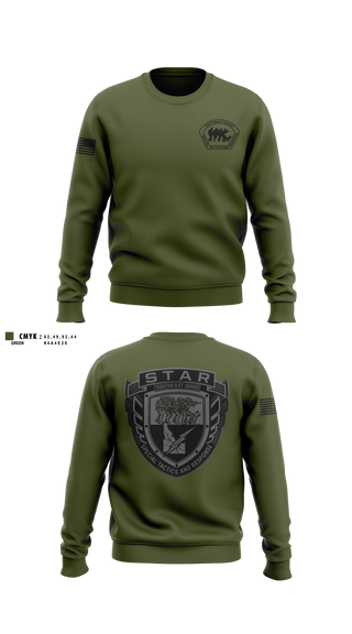 Crew Neck Sweatshirt, STAR Team, Police, Teamtime, Team time, sublimation, custom sports apparel, team uniforms, spirit wear, spiritwear, sports uniforms, custom shirts, team store, custom team store, fundraiser sports, apparel fundraiser