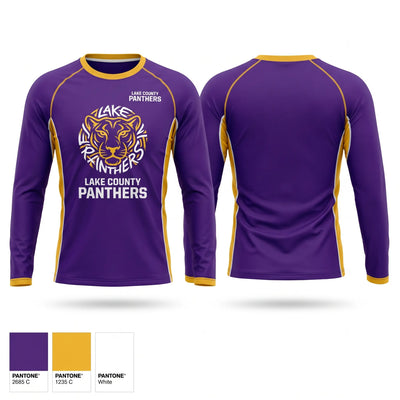 Lake County Panthers Long Sleeve Performance Shirt 1