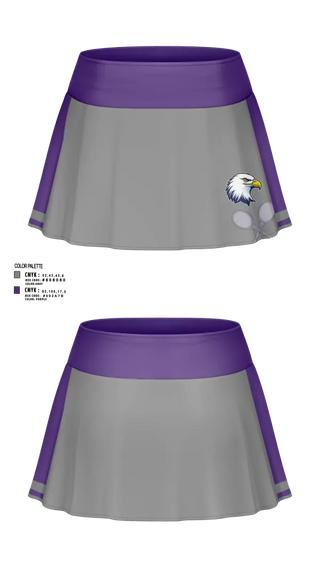 Skort, Albion Purple Eagles, Tennis, Teamtime, Team time, sublimation, custom sports apparel, team uniforms, spirit wear, spiritwear, sports uniforms, custom shirts, team store, custom team store, fundraiser sports, apparel fundraiser