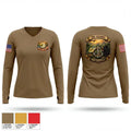 Ozark Mid America 82291912 Women's Long Sleeve V-neck Shirt - 1