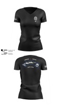 ECF Sniper team 1443907 Women's Short Sleeve V-neck Shirt - 100