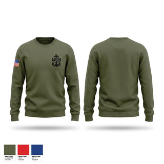 Crew Neck Sweatshirt, CPO, Navy, Teamtime, Team time, sublimation, custom sports apparel, team uniforms, spirit wear, spiritwear, sports uniforms, custom shirts, team store, custom team store, fundraiser sports, apparel fundraiser