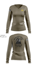 CyBOLC 25-006 6118734 Women's Long Sleeve V-neck Shirt - 202
