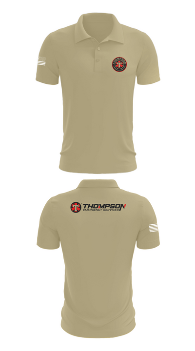 Thompson EMS 59462665 Short Sleeve Performance Polo - 87