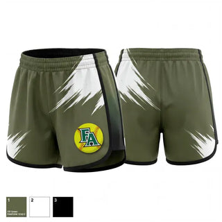 Womens Shorts, Frederica Academy, Softball, Teamtime, Team time, sublimation, custom sports apparel, team uniforms, spirit wear, spiritwear, sports uniforms, custom shirts, team store, custom team store, fundraiser sports, apparel fundraiser