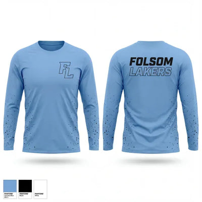 Folsom Lakers 58191301 Long Sleeve Performance Shirt 1
