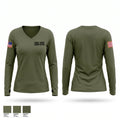 TERRELL COUNTY SHERIFF OFFICE Women's Long Sleeve V-neck Shirt - 1