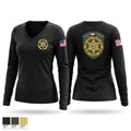 Barry County Sheriff’s Office Women's Long Sleeve V-neck Shirt - 1
